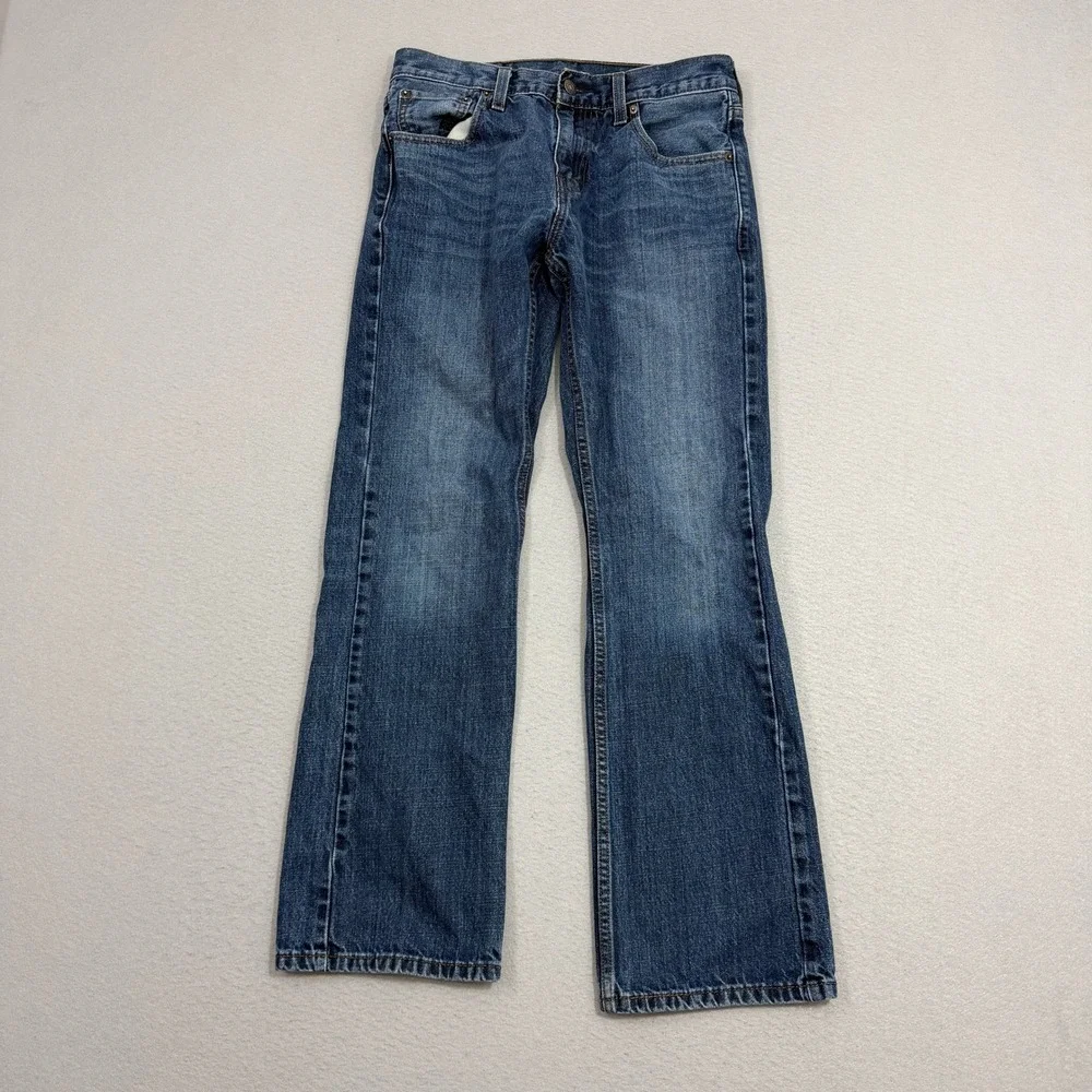 Levis 527 Slim Bootcut Jeans Men's 30x30 Blue Denim Y2K Western Rodeo Cowboy